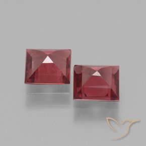Pedras preciosas de rodolita granada Vermelho rosado natural de 1.49 ct, Quadrado, VS