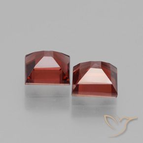 Pedras preciosas de rodolita granada Vermelho escarlate natural de 1.72 ct, Quadrado, VS
