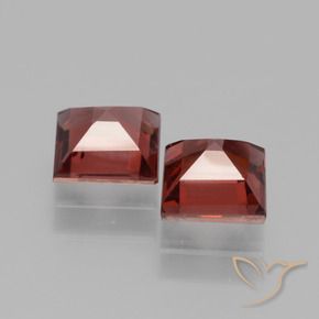 Pedras preciosas de rodolita granada Vermelho escuro natural de 1.62 ct, Quadrado, VS