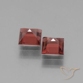 Pedras preciosas de rodolita granada Vermelho escuro natural de 1.49 ct, Quadrado, VS