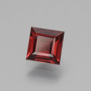 Granada rodolita rosa natural 0,87ct, quadrado, VS