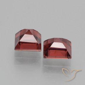 Pedras preciosas de rodolita granada Vermelho escuro natural de 1.61 ct, Quadrado, VS