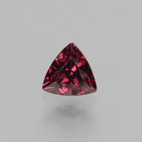 Granada rodolita rosa natural 0,66ct, trillion, VS