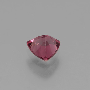 Granada rodolita rosa natural 0,51ct, trillion, VVS-VS