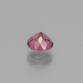 Granada rodolita rosa natural 0,50ct, corte redondo, VS