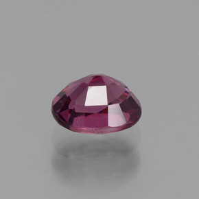 Granada rodolita rosa natural 1,10ct, corte oval, VVS-VS