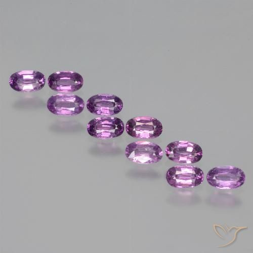2.67ctw Natural Roxo médio-escuro rodolita granada, oval, VS