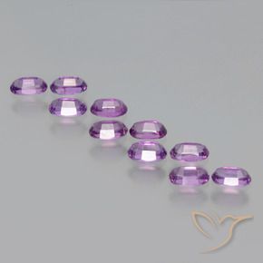 Pedras preciosas de rodolita granada Violeta Roxo natural de 3.12 ct, oval, VS