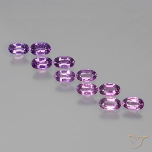2.73ctw Natural Violeta Roxo rodolita granada, oval, VS