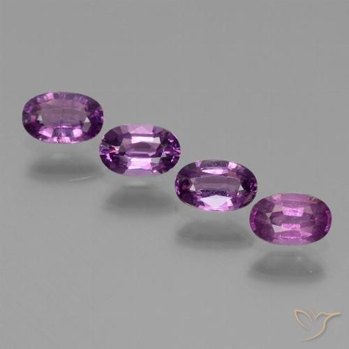 1,51 quilates Rodolita Corte Oval Garnet, 5,4 x 3,5 mm De Moçambique, Photo A