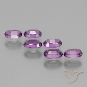 Pedras preciosas de rodolita granada Roxo rosado natural de 2.51 ct, oval, VS