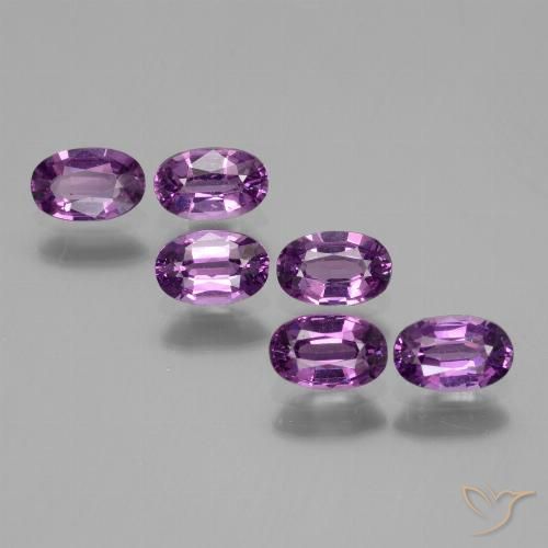 2.30ctw Natural Roxo rosado rodolita granada, oval, VS