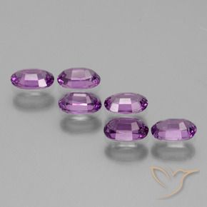 Pedras preciosas de rodolita granada Roxo rosado natural de 2.30 ct, oval, VS