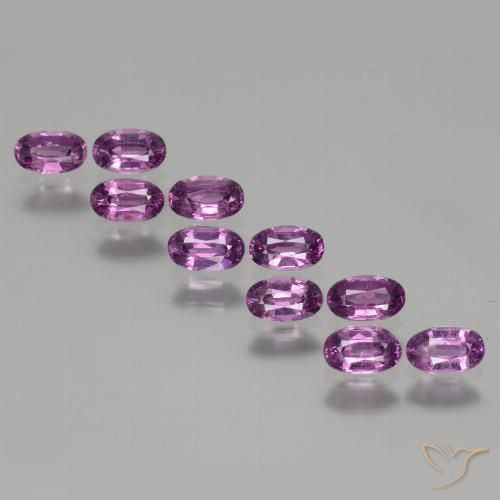2.81ctw Natural Roxo rosado rodolita granada, oval, VS