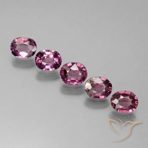 Pedras preciosas de rodolita granada Profundo Magenta-Rosa natural de 2.19 ct, oval, VS