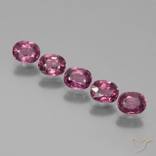 2.45ctw Natural Profundo Magenta-Rosa rodolita granada, oval, VS