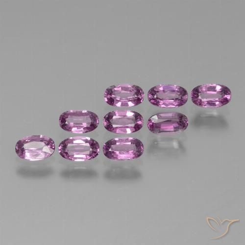 2.95ctw Natural Sangria Light Roxo rodolita granada, oval, VS