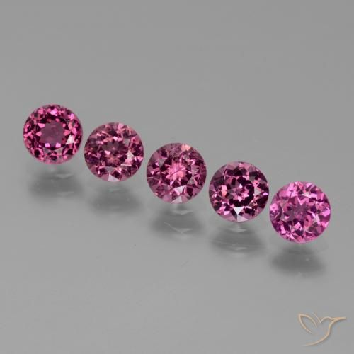 2.61ctw Natural Profundo Magenta-Rosa rodolita granada, Redondo, VS