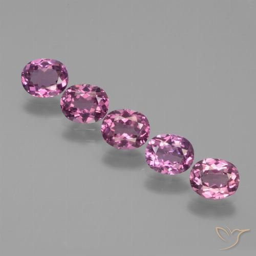2.93ctw Natural roxo avermelhado rodolita granada, oval, VS