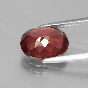 rodolita granada rosa rosa Natural 2.77ct, oval, VS