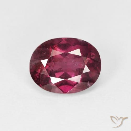 2,54 quilates Rodolita Corte Oval Garnet, 8,9 x 6,9 mm De Moçambique, Photo A