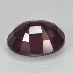 Rodolita Granada framboesa vermelha Natural 5.41ct, Corte Oval, VS