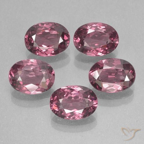 5.01ctw Natural Roxo rosado rodolita granada, oval, VS