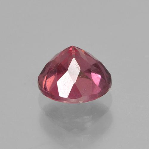 Granada rodolita rosa natural 0,90ct, corte redondo, VS
