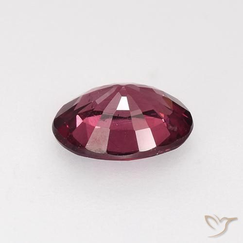 rodolita granada Vermelho escuro Natural 0.91ct, oval, VS