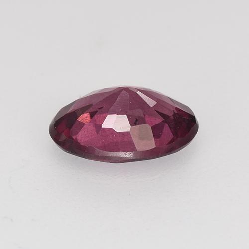 Granada rodolita vermelho natural 0,95ct, corte oval, VS