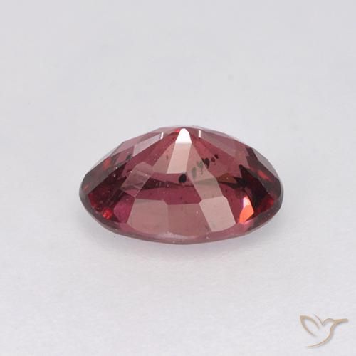 rodolita granada framboesa vermelha Natural 1.09ct, oval, VS