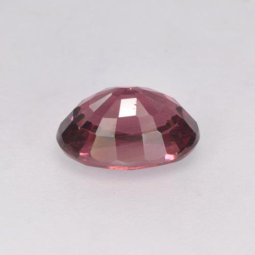 Granada rodolita vermelho natural 1,15ct, corte oval, VS