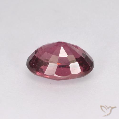 rodolita granada framboesa vermelha Natural 1.18ct, oval, VS