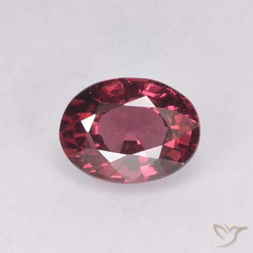 1,16 quilates Rodolita Corte Oval Garnet, 6,9 x 5,2 mm De Moçambique, Photo A