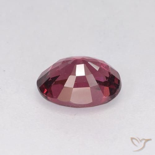 Rodolita Granada framboesa vermelha Natural 1.16ct, Corte Oval, VS
