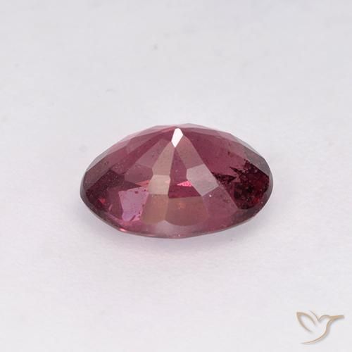 rodolita granada vermelho médio Natural 1.03ct, oval, VS