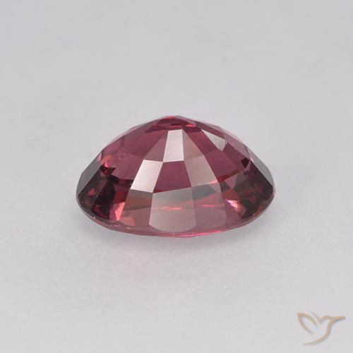 rodolita granada Vermelho médio-escuro Natural 1.18ct, oval, VVS-VS