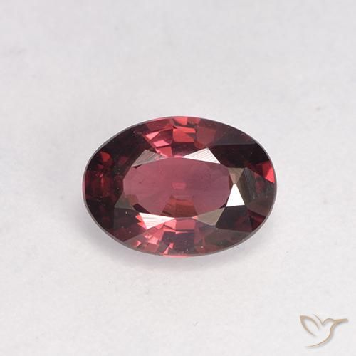 0.89ct Natural Vinho vermelho rodolita granada, oval, VS