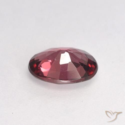 rodolita granada Vinho vermelho Natural 0.89ct, oval, VS