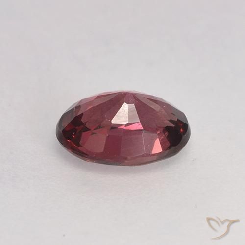 rodolita granada Vermelho médio-escuro Natural 0.99ct, oval, VS