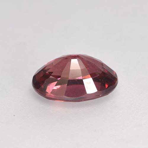 Granada rodolita vermelho natural 1,08ct, corte oval, VS