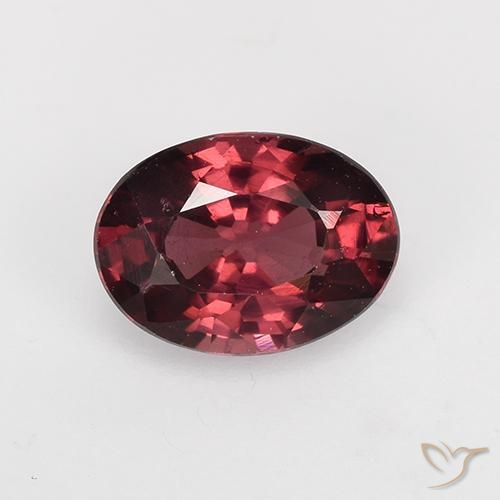 1.04ct Natural Vinho vermelho rodolita granada, oval, VS