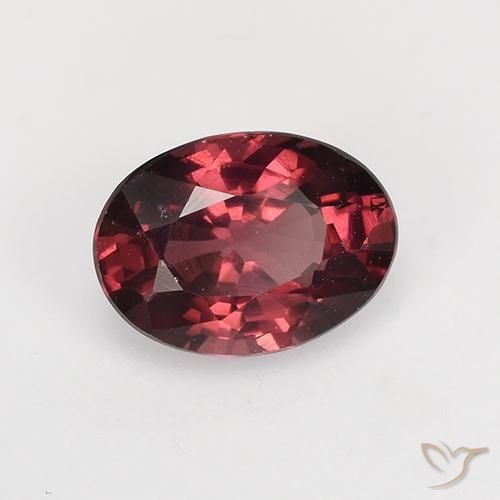 rodolita granada Vinho vermelho Natural 1.04ct, oval, VS