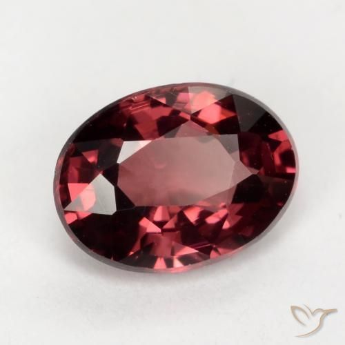 rodolita granada Vermelho escuro Natural 1.07ct, oval, VVS-VS