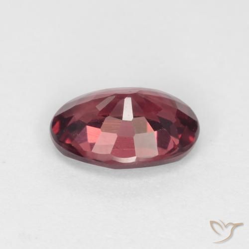 rodolita granada vermelho médio Natural 0.97ct, oval, VVS-VS
