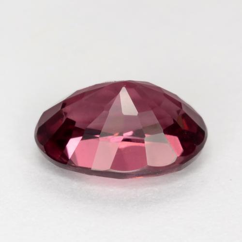 Granada rodolita roxo natural 1,09ct, corte oval, VS