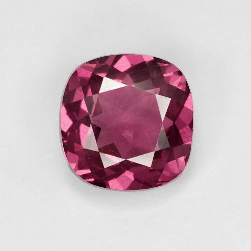 Granada rodolita roxo natural 1,97ct, almofada cortada, VS