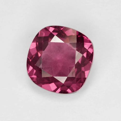 Granada rodolita roxo natural 1,97ct, almofada cortada, VS