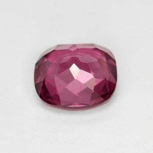 Granada rodolita roxo natural 1,97ct, almofada cortada, VS
