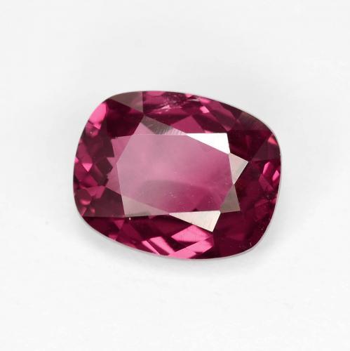 Granada rodolita roxo natural 2,32ct, almofada cortada, VS